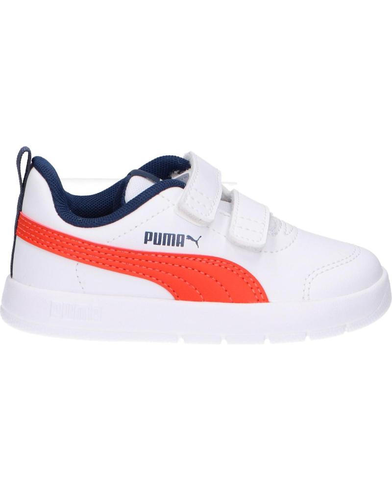 Sportivo per Bambina e Bambino PUMA 310252 COURTFLEX V3 INF 14 BLANCO ROJO