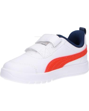 Sportivo per Bambina e Bambino PUMA 310252 COURTFLEX V3 INF 14 BLANCO ROJO