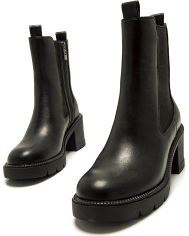 BOTTES CHELSEA MTNG 55343 NOIRES AVEC TALON ET SEMELLE CRANTÉE NEGRO