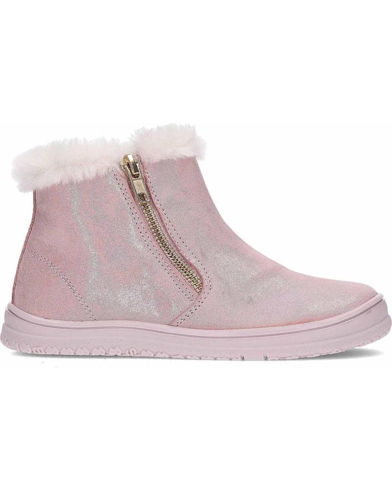 PABLOSKY BOTIN DE PIEL PARA NINA 445771 COLOR ROSA