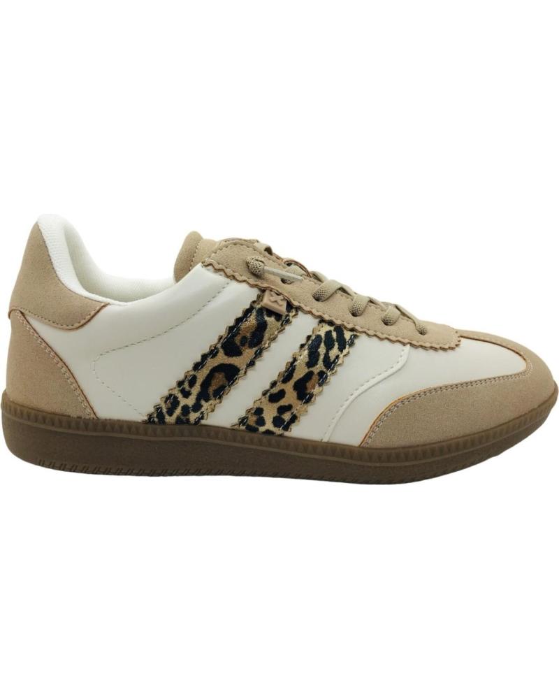 XTI CASUAL SNEAKER 144330 BEIGE WITH ANIMAL PRINT BEIG