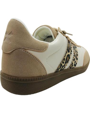 XTI CASUAL SNEAKER 144330 BEIGE WITH ANIMAL PRINT BEIG