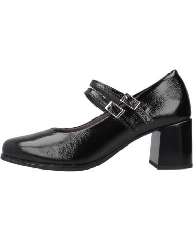 PITILLOS MERCEDES EN CHAROL DOS HEBILLAS NEGRO