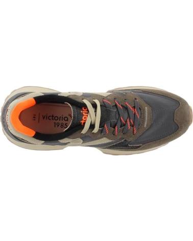 VICTORIA SNEAKERS 8807108 IN GREY, BROWN AND ORANGE TONES NEGRO