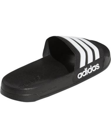 ADIDAS ADILETTE AQ1701 - CIABATTE SLIDE NERE CON 3 STRISCE BIANCHE NEGRO