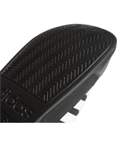 ADIDAS ADILETTE AQ1701 - CIABATTE SLIDE NERE CON 3 STRISCE BIANCHE NEGRO