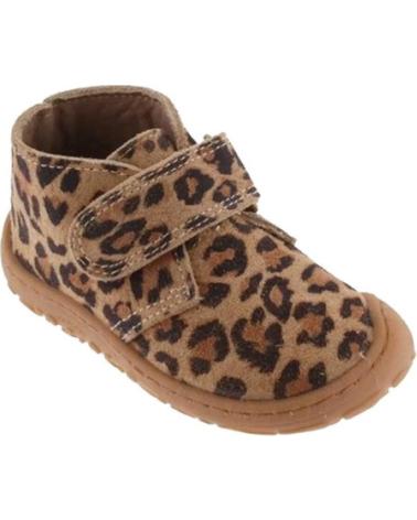 VICTORIA BOTTINE IMPRIMÉ ANIMAL BAREFOOT MARRON MARRóN