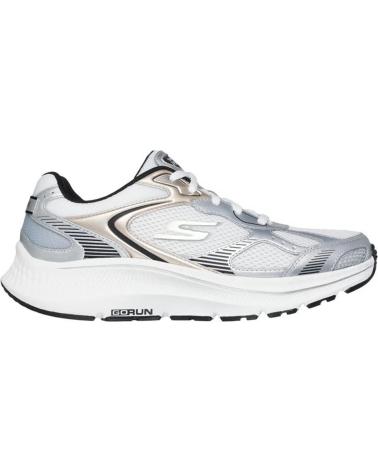 SKECHERS GO RUN CONSISTENT 2.0 VOLT 128633-WSBK WEISS SILBER BLANCO