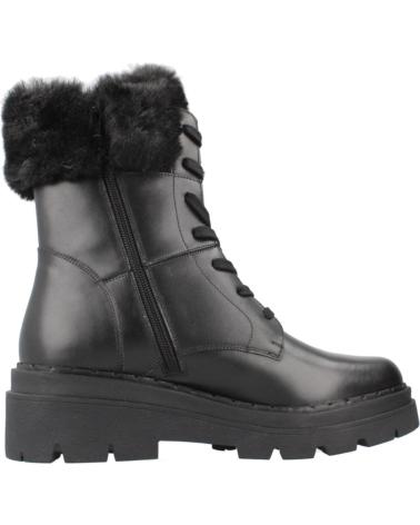 GEOX BOOTS D FELLENY C9999 BLACK WITH FAUX FUR C9999