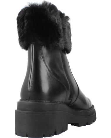 GEOX D FELLENY C9999 BLACK BOOT WITH FUR DETAIL C9999