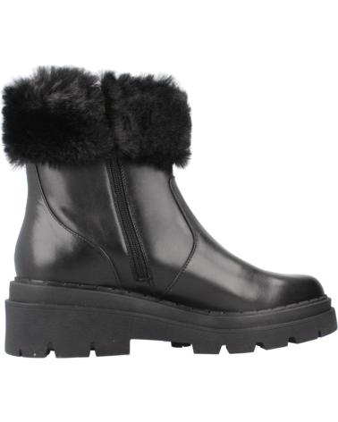 GEOX D FELLENY C9999 BLACK BOOT WITH FUR DETAIL C9999