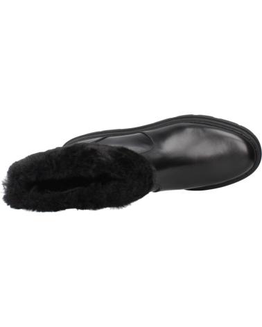 GEOX D FELLENY C9999 BLACK BOOT WITH FUR DETAIL C9999