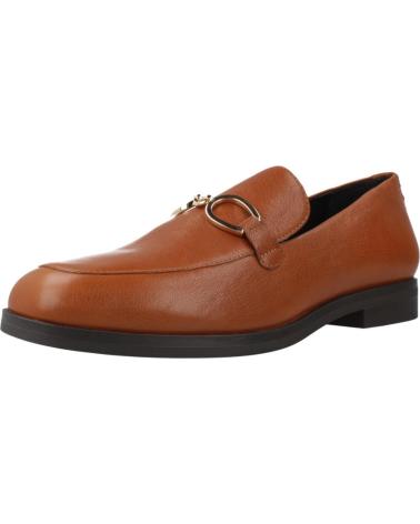 MOCASSIM GEOX D CLORIDIE C6001 MARROM COM DETALHE METÁLICO C6001