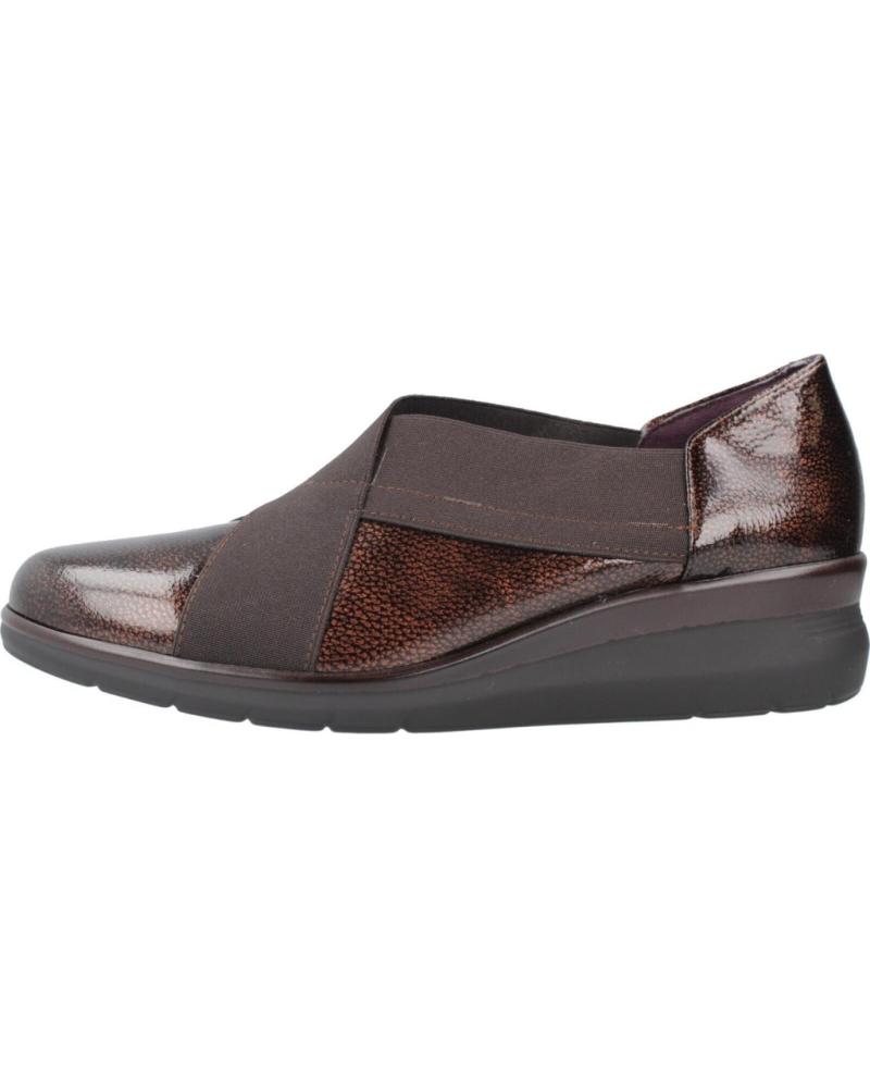 ZAPATOS CONFORT PITILLOS MODELO 10733P BURDEOS MARRÓN MARRON