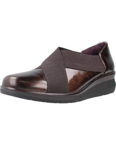 ZAPATOS CONFORT PITILLOS MODELO 10733P BURDEOS MARRÓN MARRON