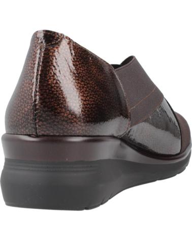 ZAPATOS CONFORT PITILLOS MODELO 10733P BURDEOS MARRÓN MARRON