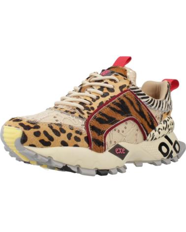 SNEAKERS EXE 2025-3ME LEOPARD TAN BLACK STAMPA ANIMALIER LEOPARD TAN BLACK