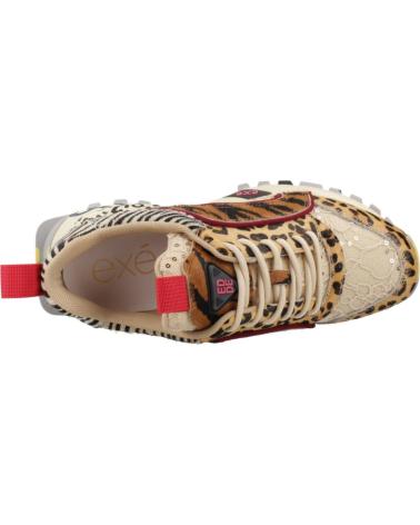 SNEAKERS EXE 2025-3ME LEOPARD TAN BLACK STAMPA ANIMALIER LEOPARD TAN BLACK