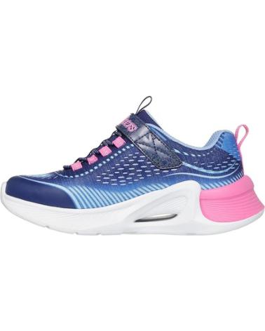 SKECHERS K-TIDE I25 SHZPKI256LAD BLUE PINK SNEAKERS AZUL ROSA