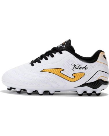 JOMA TOLEDO JR 2502 AG WHITE ARTIFICIAL GRASS FOOTBALL BOOTS BLANCO