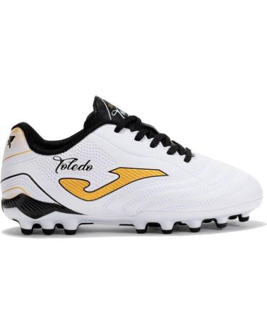 JOMA TOLEDO JR 2502 AG WHITE ARTIFICIAL GRASS FOOTBALL BOOTS BLANCO