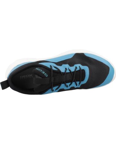 ZAPATILLAS GEOX ACTIMIX J BOY C0035 NEGRO Y AZUL C0035