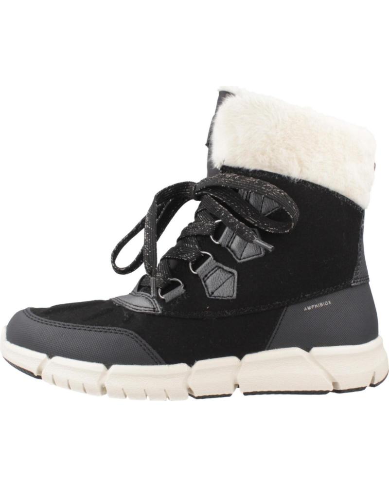BOTAS GEOX FLEXYPER GIRL B AB C9B1P NEGRAS CON FORRO DE PELO C9B1P
