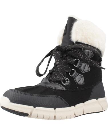 BOTAS GEOX FLEXYPER GIRL B AB C9B1P NEGRAS CON FORRO DE PELO C9B1P