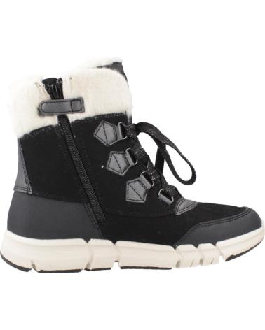 BOTAS GEOX FLEXYPER GIRL B AB C9B1P NEGRAS CON FORRO DE PELO C9B1P