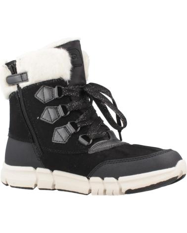 BOTAS GEOX FLEXYPER GIRL B AB C9B1P NEGRAS CON FORRO DE PELO C9B1P