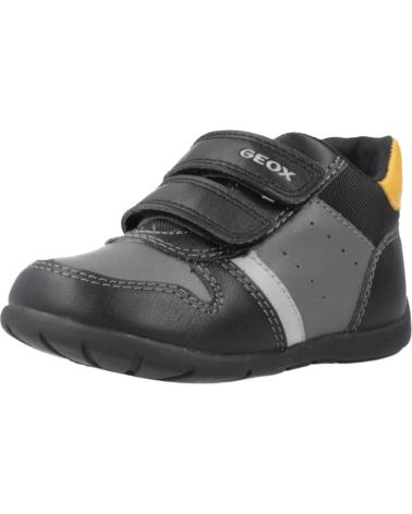 BASKETS GEOX ELTHAN BOY NOIRES À FERMETURE ADHÉRENTE C9B2Q C9B2Q