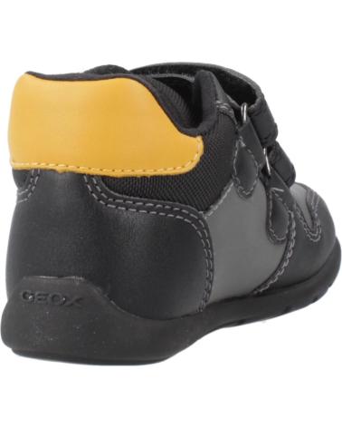 BASKETS GEOX ELTHAN BOY NOIRES À FERMETURE ADHÉRENTE C9B2Q C9B2Q