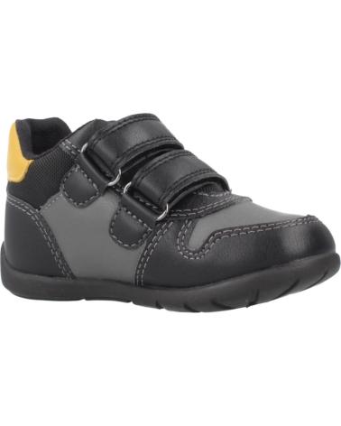 BASKETS GEOX ELTHAN BOY NOIRES À FERMETURE ADHÉRENTE C9B2Q C9B2Q