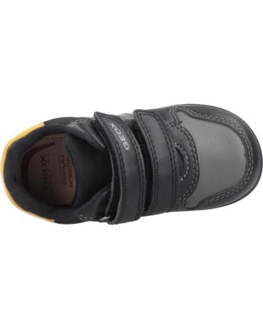 BASKETS GEOX ELTHAN BOY NOIRES À FERMETURE ADHÉRENTE C9B2Q C9B2Q