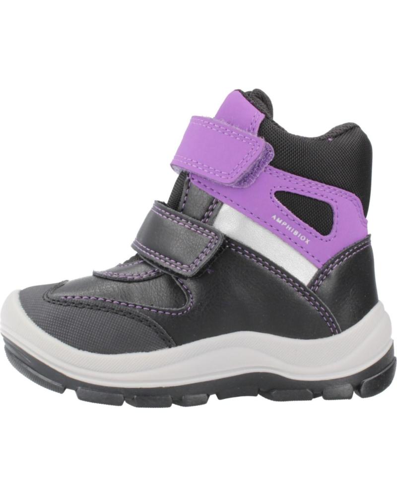 GEOX FLANFIL GIRL B ABX BOOTS BLACK C0037 C0037