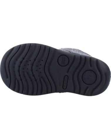 GEOX B MACCHIA C4005 - NAVY BLUE GLITTER HIGH-TOP SNEAKERS FOR KIDS C4005