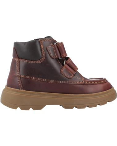 GEOX KIDDARTAH B BOY BOOTS BROWN C6009 WITH HOOK-AND-LOOP FASTENING C6009