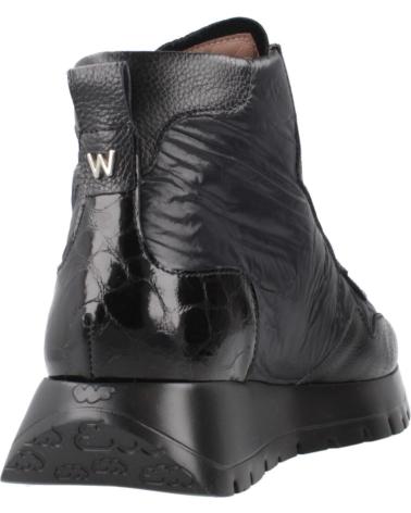 WONDERS ODISEI A-2493 BOTINES DEPORTIVOS NEGRO CON DETALLES PLOMO NGRPLM