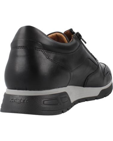 KANGAROOS K938 BASKETS SPORTIVES EN CUIR TEX NOIR NEGRO