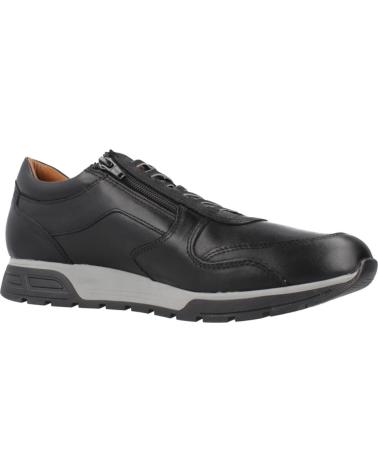 KANGAROOS K938 BASKETS SPORTIVES EN CUIR TEX NOIR NEGRO