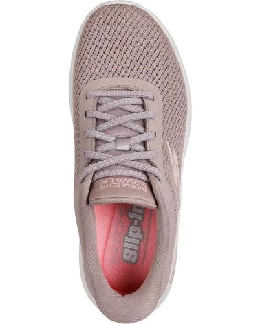 SKECHERS ZAPATILLAS GO WALK FLEX TAUPE ROSA