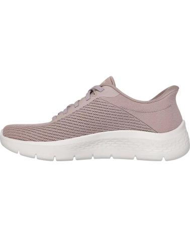 SKECHERS ZAPATILLAS GO WALK FLEX TAUPE ROSA