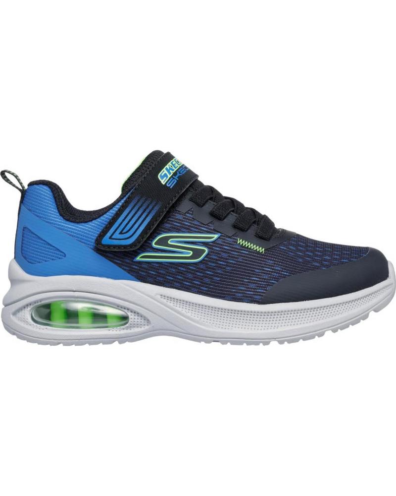 SKECHERS MICROSPEC MAX ADVANCE-SQUAD K-PACER I25 SHZPKI255LAD - NAVY/ELECTRIC BLUE ATHLETIC SHOE AZUL