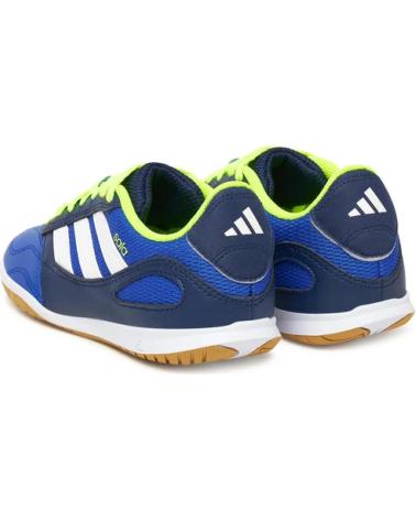 ADIDAS SUPER SALA III -LIMA FLUOR-MARINO PARA NINO - 28 AZUL-BLANCO