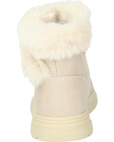 GIRLS' BOOTS OSITO OSSH129007 BEIGE WITH FAUX FUR AND BOWS BEIGE