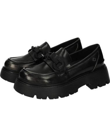 REFRESH MOCASSINS PRETOS 172941 COM SOLA TRATORADA NEGRO
