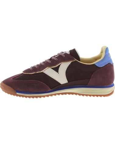 SNEAKERS VICTORIA SATURNO 1158101 IN CAMOSCIO BORDEAUX BURDEOS