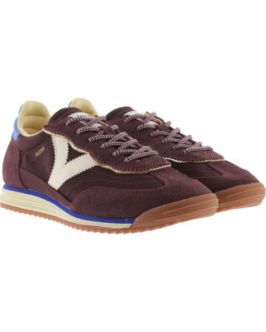 SNEAKERS VICTORIA SATURNO 1158101 IN CAMOSCIO BORDEAUX BURDEOS