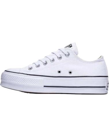 Zapatillas deporte CONVERSE  de Mujer CHUCK TAYLOR ALL STAR LIFT BLACK-WHITE  BLANCO