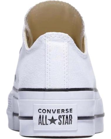 Zapatillas deporte CONVERSE  de Mujer CHUCK TAYLOR ALL STAR LIFT BLACK-WHITE  BLANCO